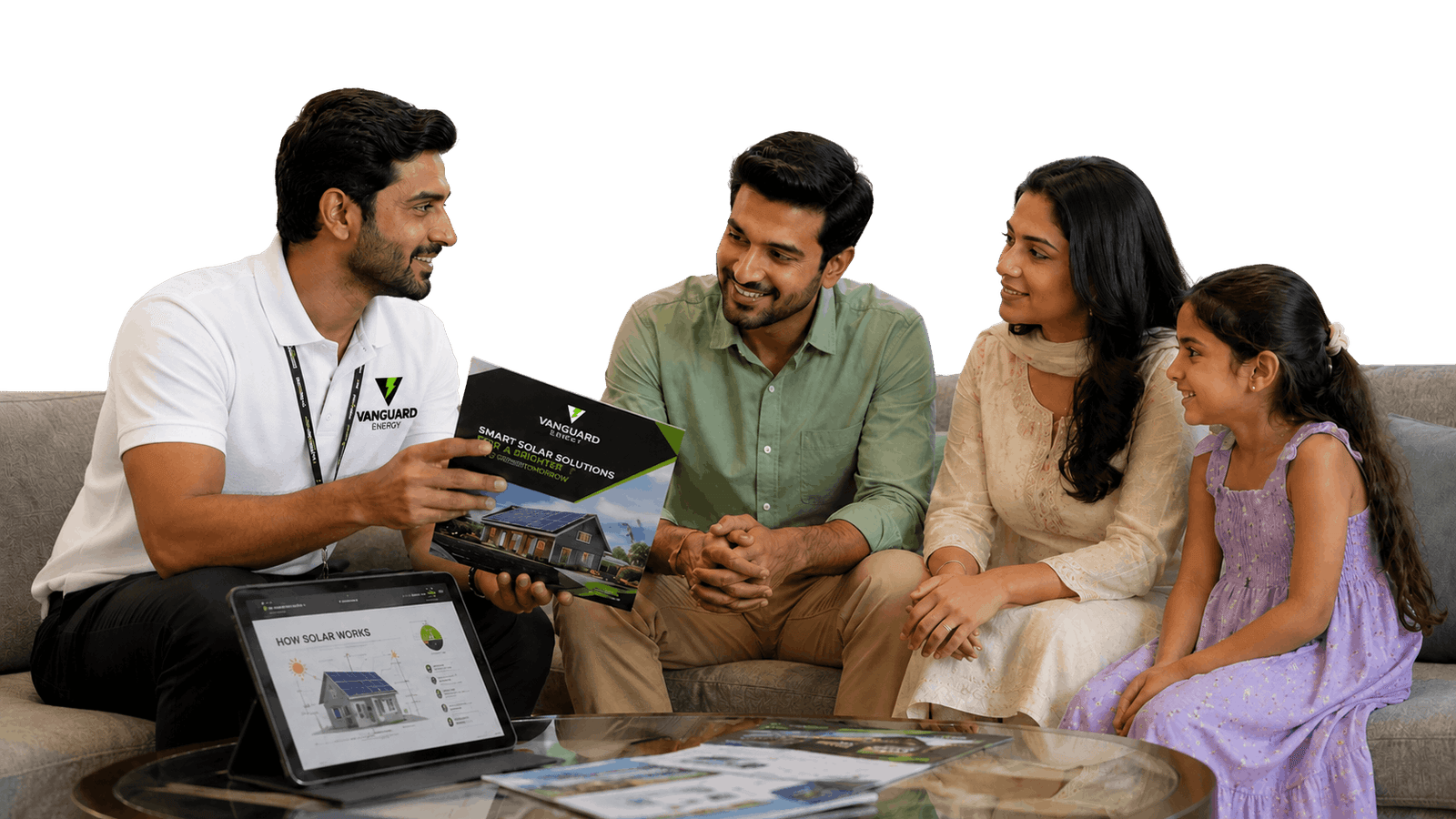 Happy Family with Vanguard Solar