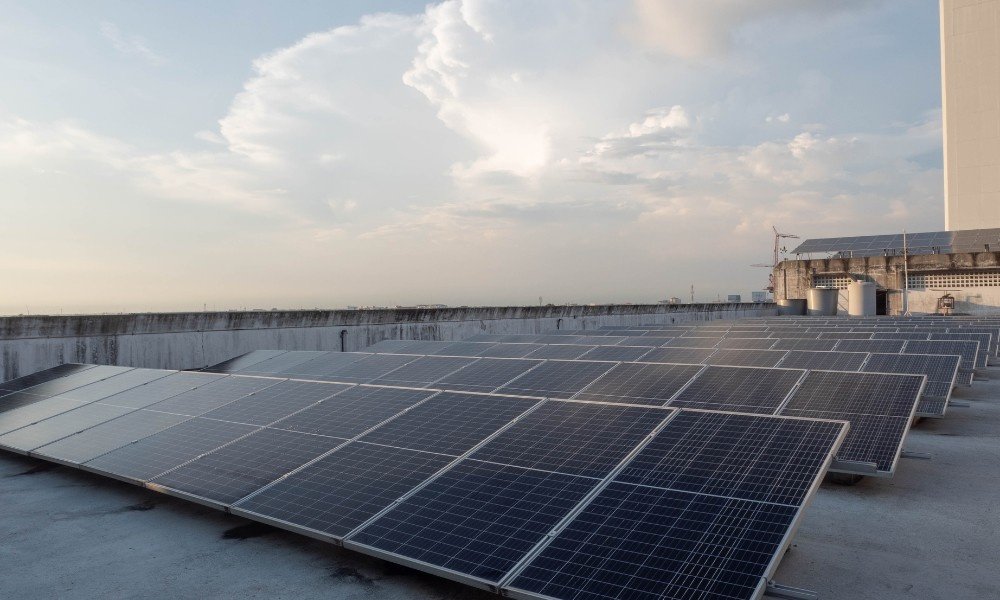 Floor Mounted Solar Installation 1
