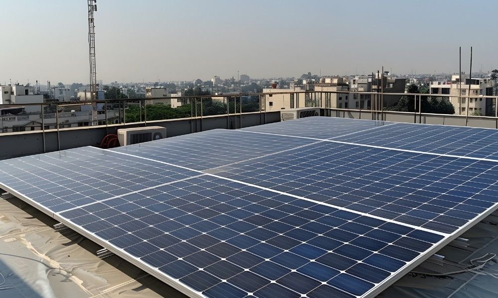Floor Mounted Solar Installation 2