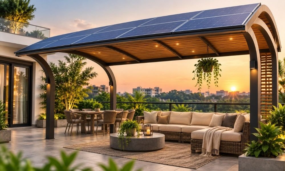Gazebo Solar Installation 2