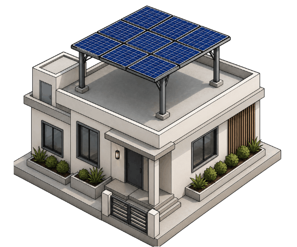 Gazebo-Style Solar Structure